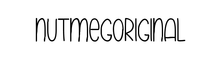NutmegOriginal  Frei Schriftart Herunterladen