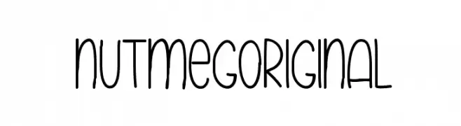 NutmegOriginal  Frei Schriftart Herunterladen