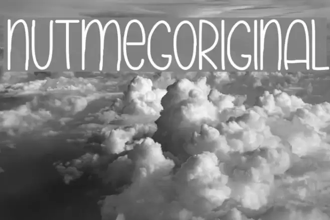 NutmegOriginal Font examples
