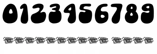 Nuts And Chips Font Alte caractere