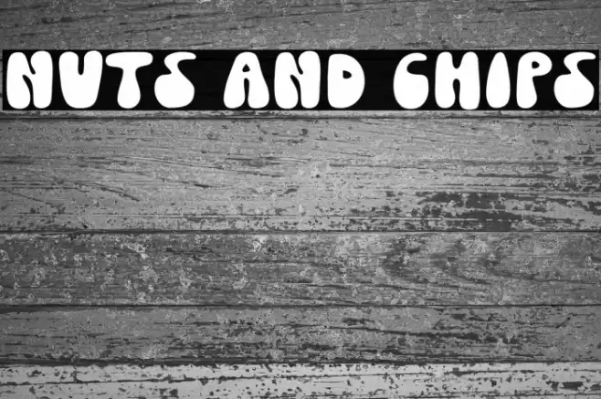 Nuts And Chips Font examples