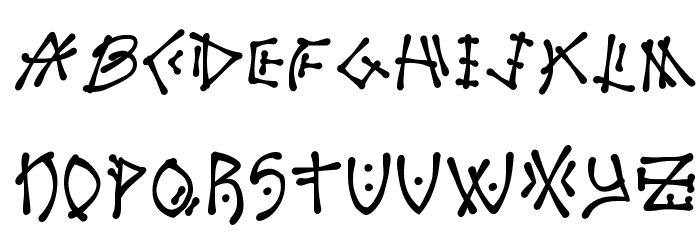 Nutty Captain Font LOWERCASE