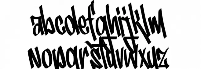 Nutty Noisses Schriftart Kleinbuchstaben