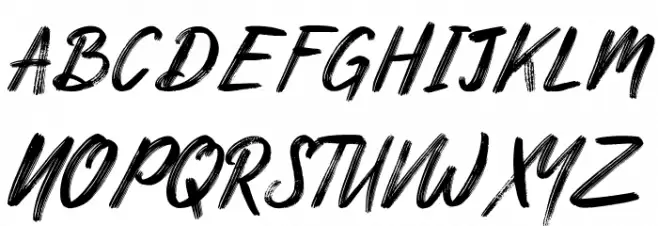 Nuttyclash demo Schriftart Groß