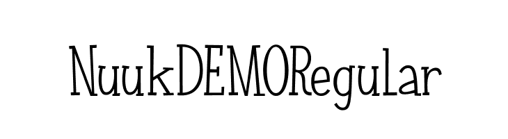 Nuuk DEMO Regular  Fuentes Gratis Descargar