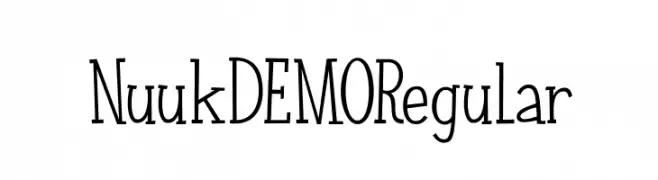 Nuuk DEMO Regular  Fuentes Gratis Descargar