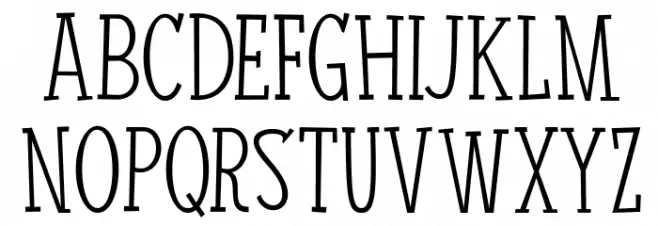 Nuuk DEMO Regular Font Litere mari