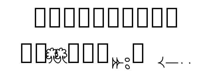 Nuvenon Font OTHER CHARS