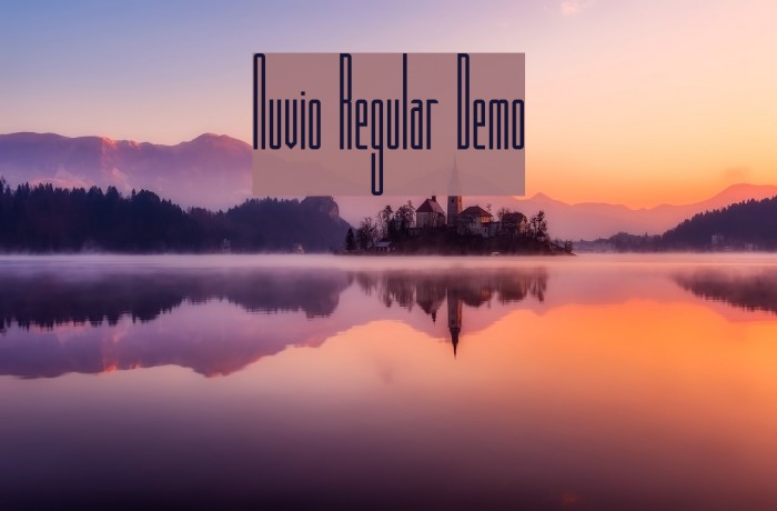 Nuvio Regular Demo Font examples