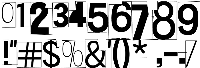 Nuyaghe. Just Nuyaghe. Five Font OTHER CHARS