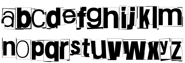Nuyaghe. Just Nuyaghe. Five Font LOWERCASE