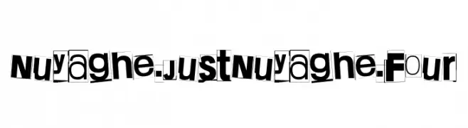 Nuyaghe. Just Nuyaghe. Four  Frei Schriftart Herunterladen