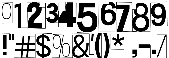Nuyaghe. Just Nuyaghe. Four Font OTHER CHARS