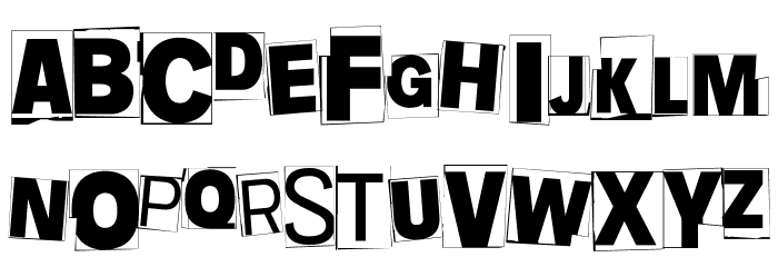 Nuyaghe. Just Nuyaghe. Four Font UPPERCASE