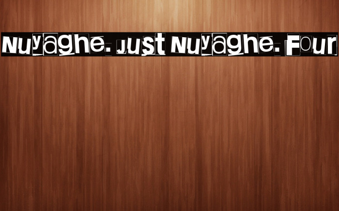 Nuyaghe. Just Nuyaghe. Four Example 2