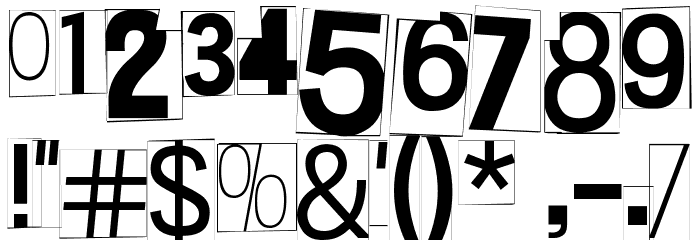 Nuyaghe. Just Nuyaghe. Three Font OTHER CHARS