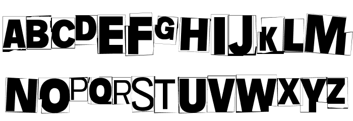 Nuyaghe. Just Nuyaghe. Three Font UPPERCASE