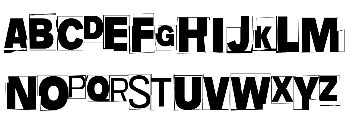 Nuyaghe. Just Nuyaghe. Two Font UPPERCASE