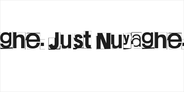 Nuyaghe. Just Nuyaghe. Two Logo
