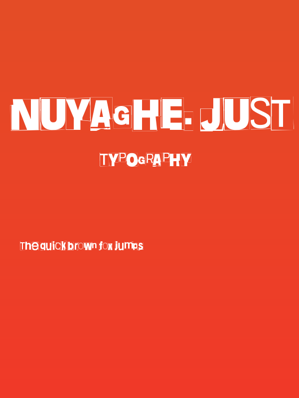 Nuyaghe. Just Nuyaghe. Two Poster