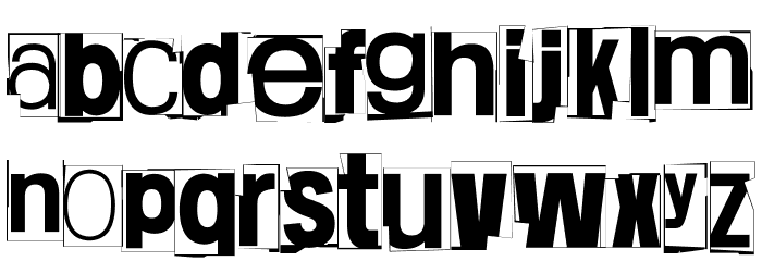 Nuyaghe. Just Nuyaghe. Two Font LOWERCASE