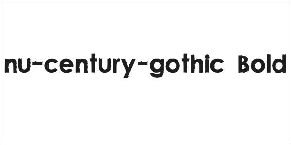 nu-century-gothic Bold Logo