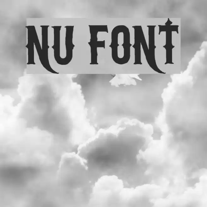 nu Font examples