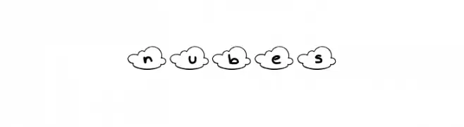 nubes  les polices de caractères gratuit tlcharger