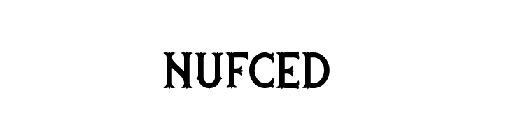 nufced DEMO  font caratteri gratis