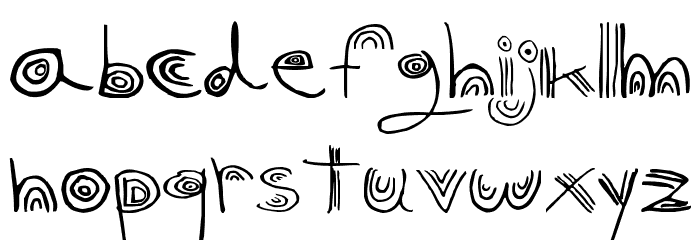 nuni Font LOWERCASE