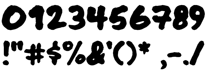 nusaliver フォント その他の文字