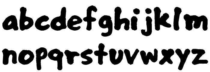 nusaliver フォント 小文字