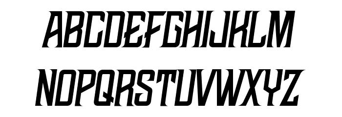 NWBMarvisDisplayPro-Slant Font LOWERCASE