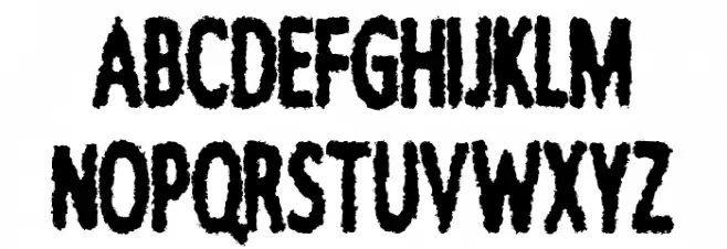 nWorder Font Litere mari