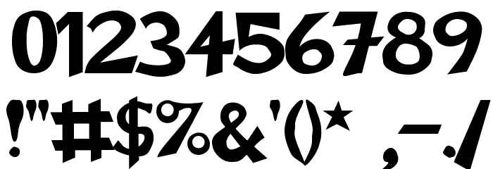 NX Regular Font OTHER CHARS
