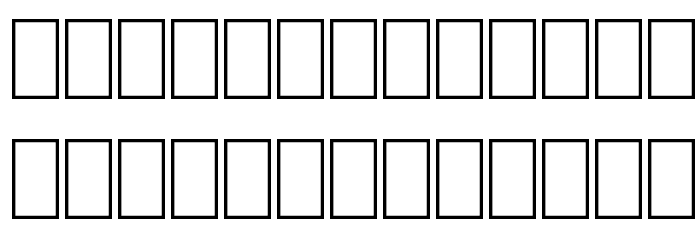 NX Regular Font LOWERCASE