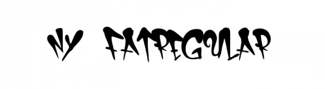 NY FATRegular  font caratteri gratis