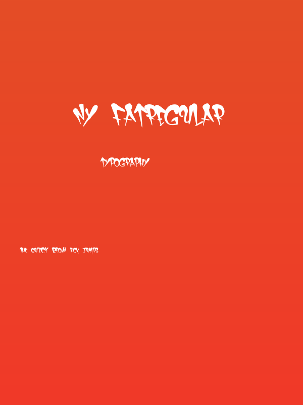 NY FATRegular Poster