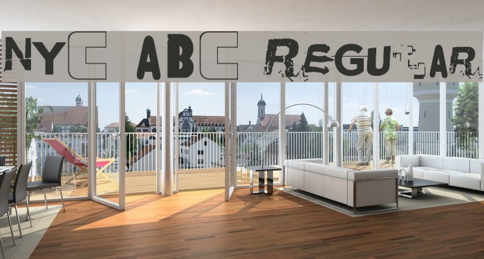 NYC ABC Regular Шрифта examples