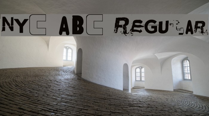 NYC ABC Regular Шрифта examples