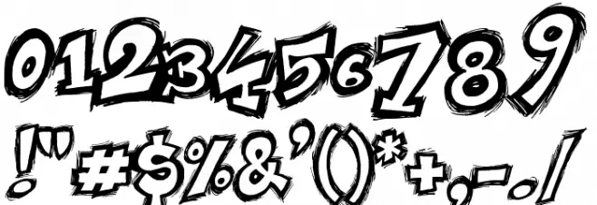 NYC Zone 123 Font OTHER CHARS