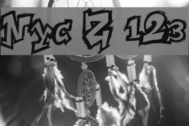 NYC Zone 123 Font examples