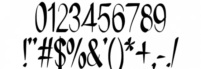 NYOEHOKA Font OTHER CHARS