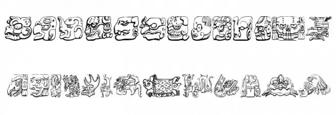 Ny Maya Schriftart Groß