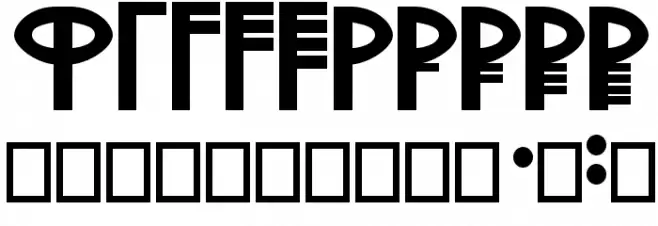 Ny Stormning Halvfet Font OTHER CHARS