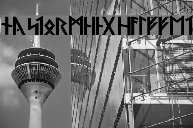 Ny Stormning Halvfet Font examples