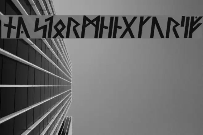 Ny Stormning Kursiv Font examples