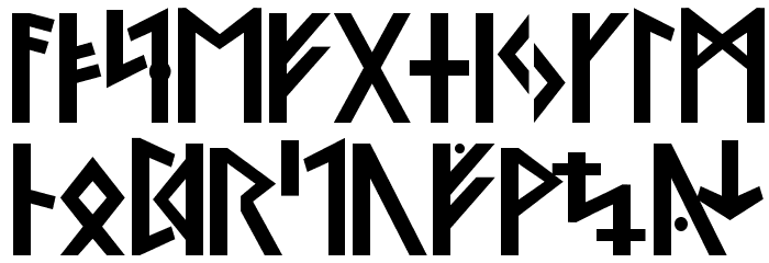 Ny Stormning Font LOWERCASE