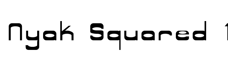 Nyak Squared 1 Font