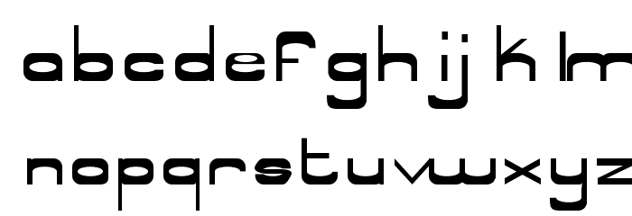 Nyak Squared 1 Font LOWERCASE